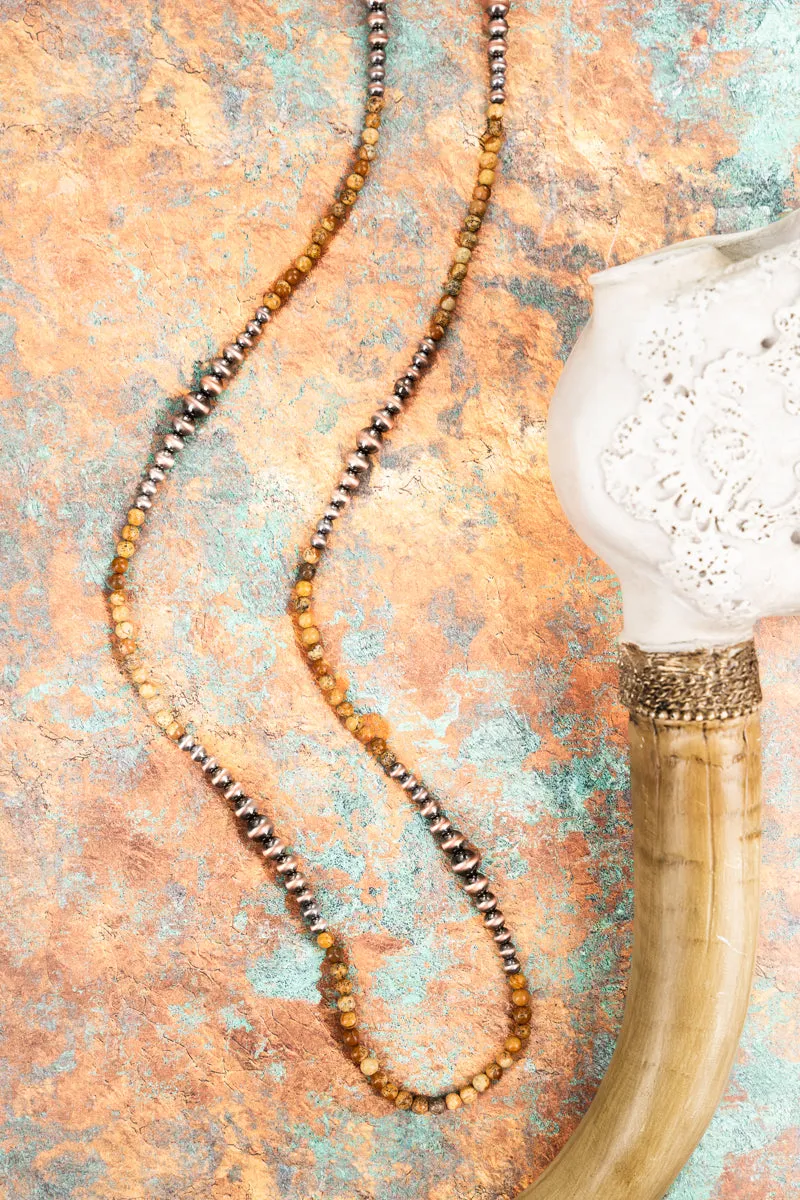Carbon Creek Brown and Coppertone Necklace