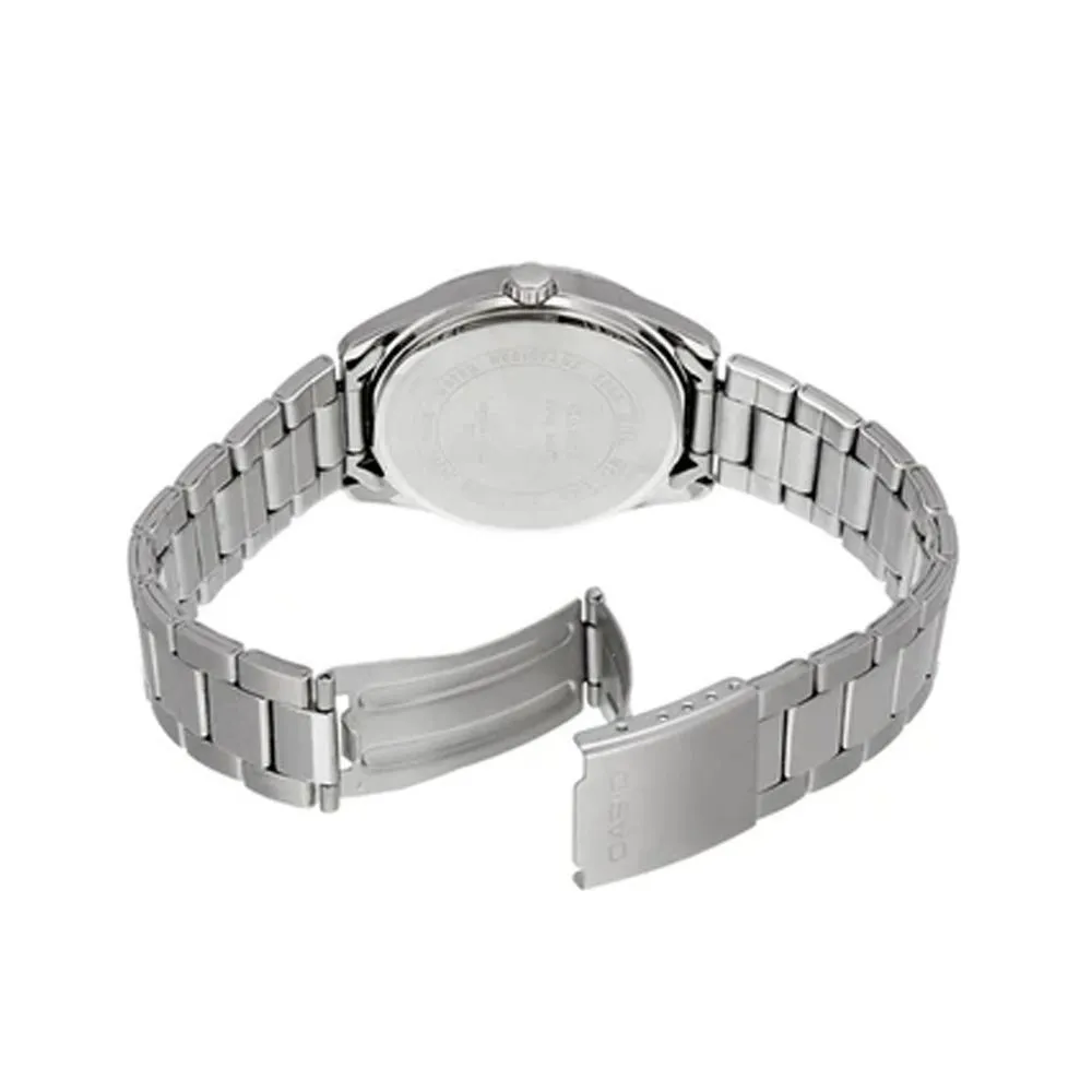 Casio Enticer Women's Analog Black Dial Silver Body Watch, Stainless Steel Strap, LTP-1302D-1A2VDF