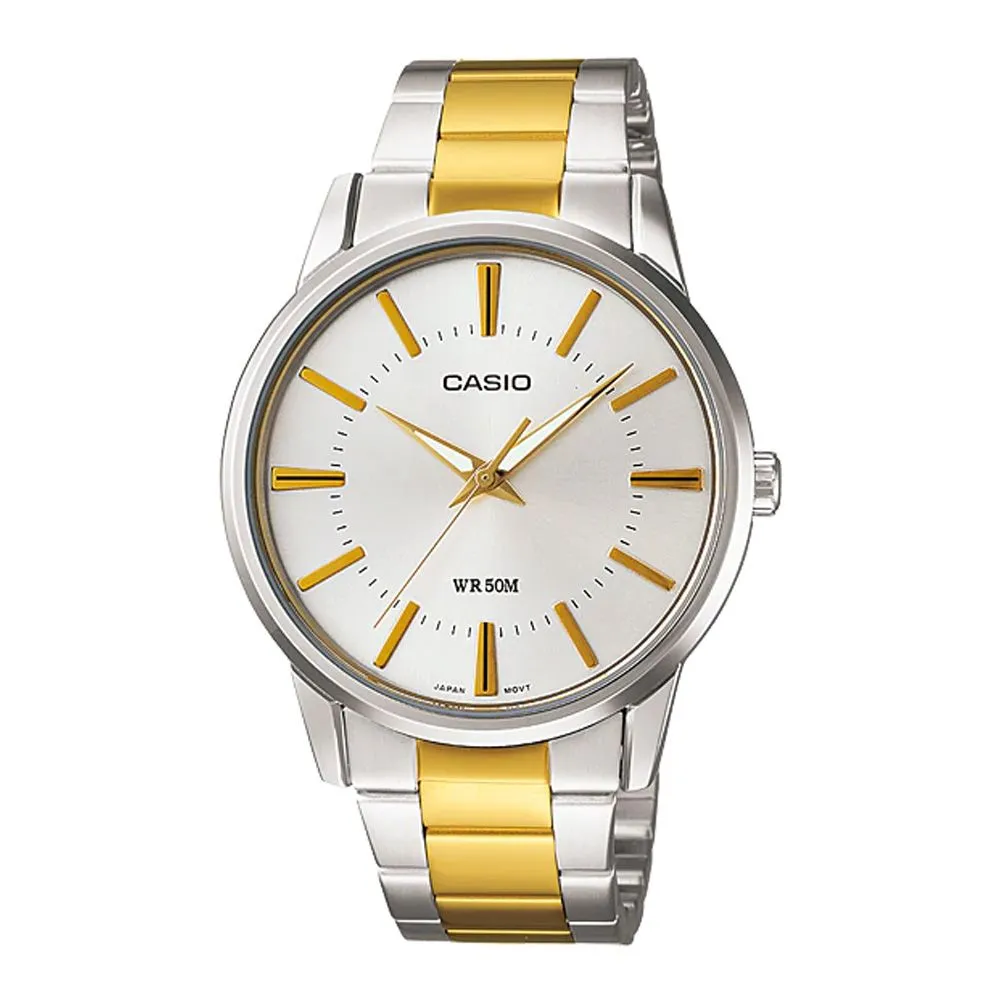 Casio Enticer Women's Standard Analog Stainless Steel Watch, LTP-1303SG-7AVDF
