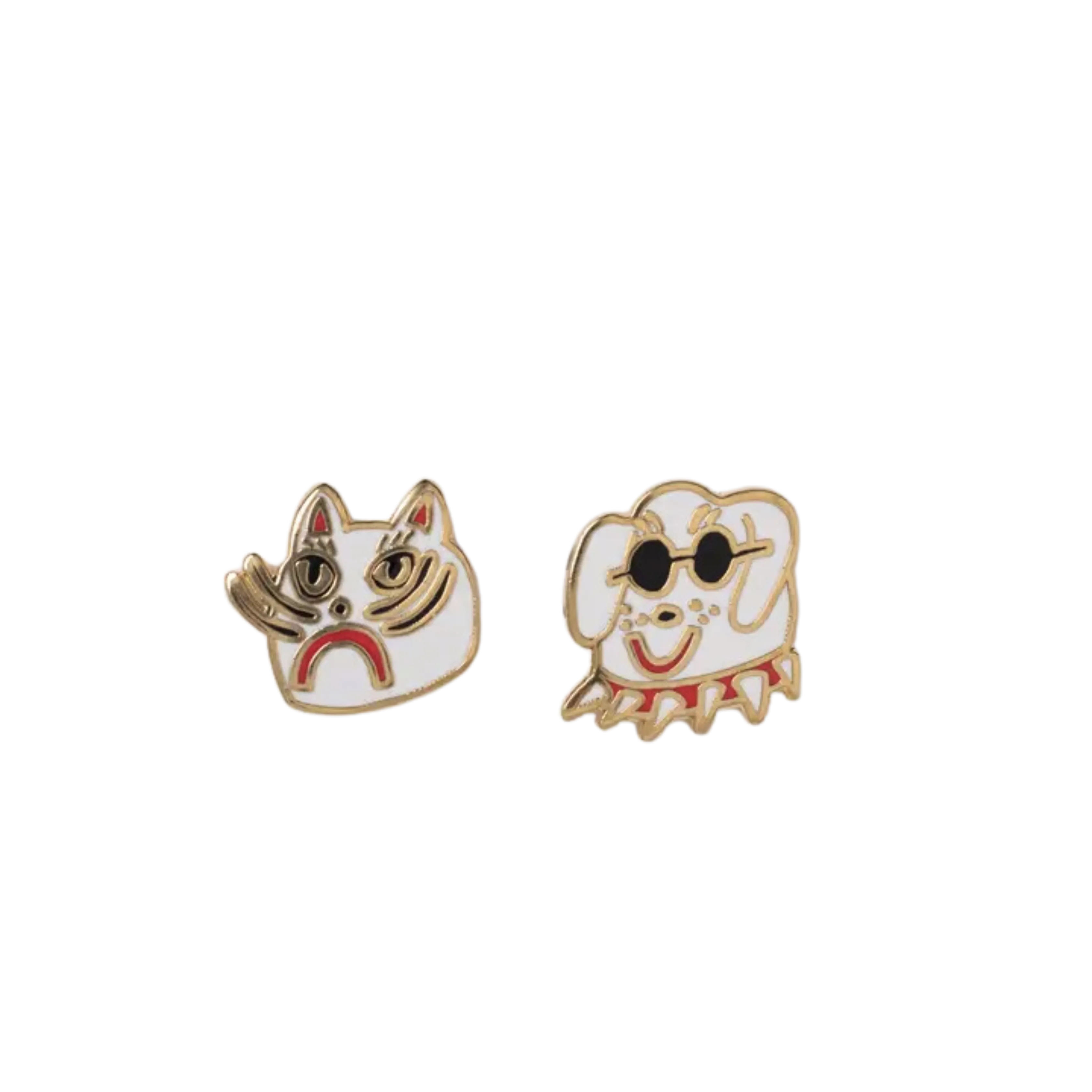 Cat & Dog Earrings