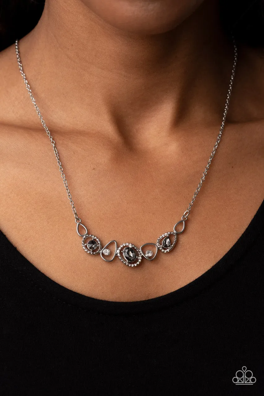 Celestial Cadence Silver Paparazzi Necklace