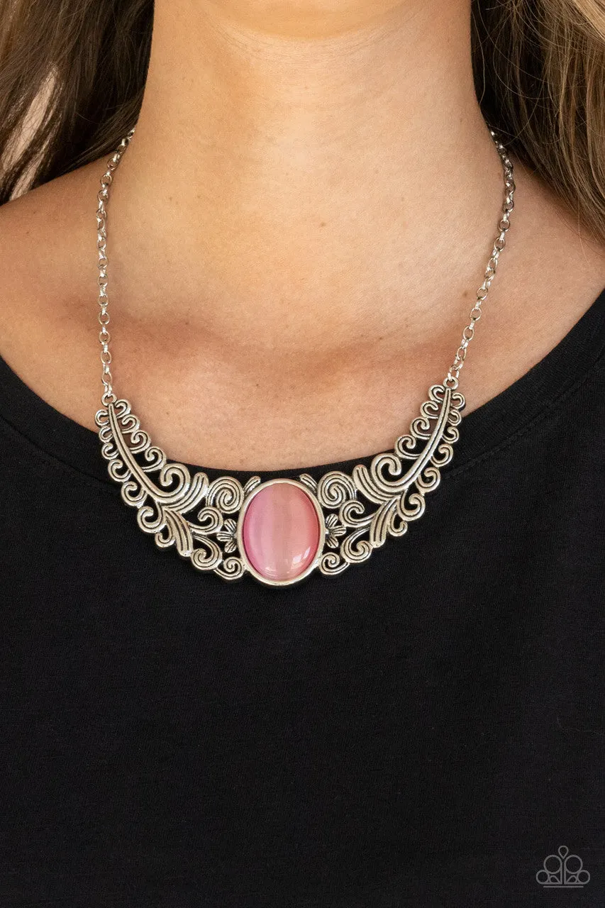 Celestial Eden Pink Paparazzi Necklace