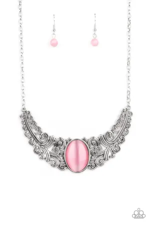 Celestial Eden Pink Paparazzi Necklace