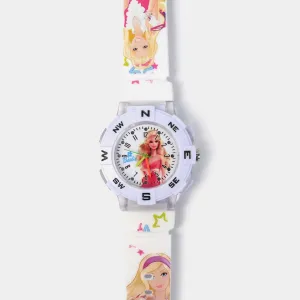 Character Print Wrist Watch For Kids
