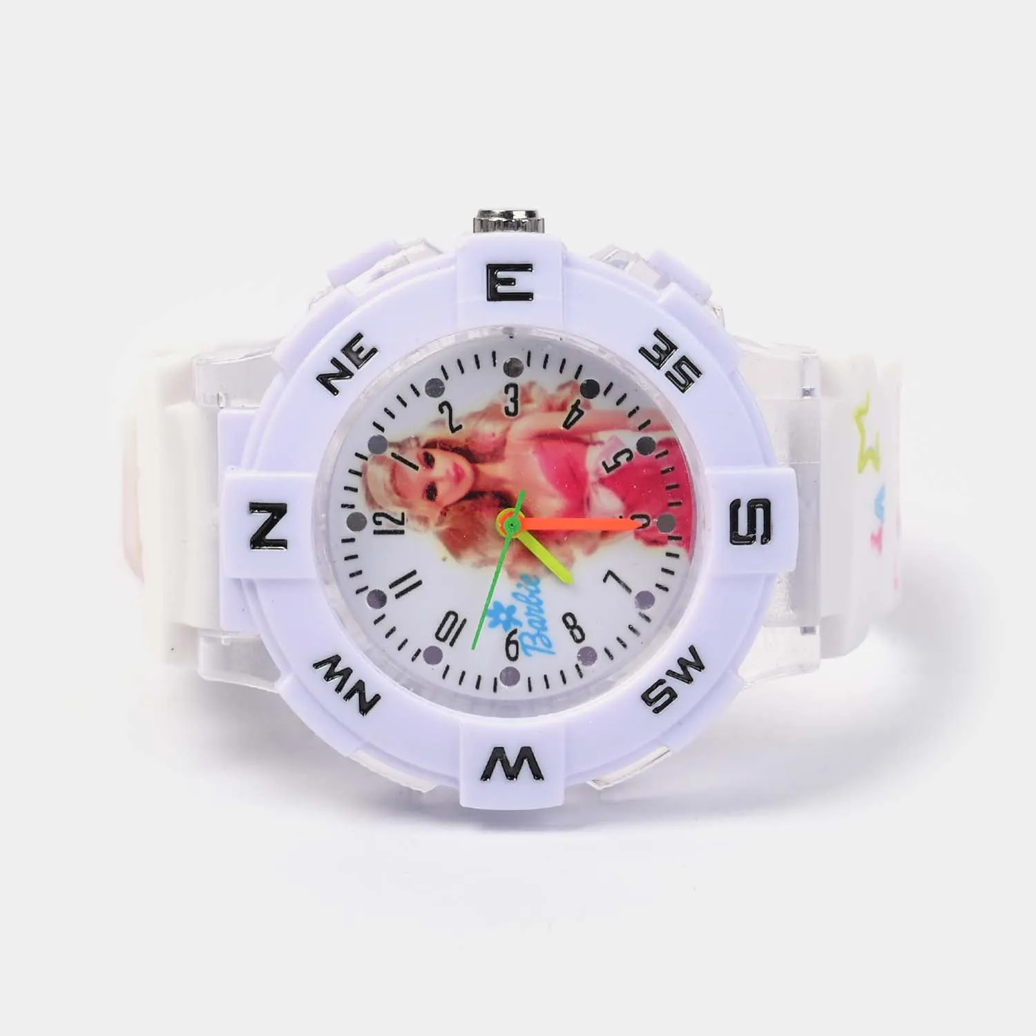 Character Print Wrist Watch For Kids