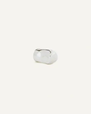 chunky wave pinky ring