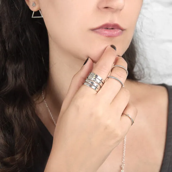 Chunky Wrap Ring Sterling Silver