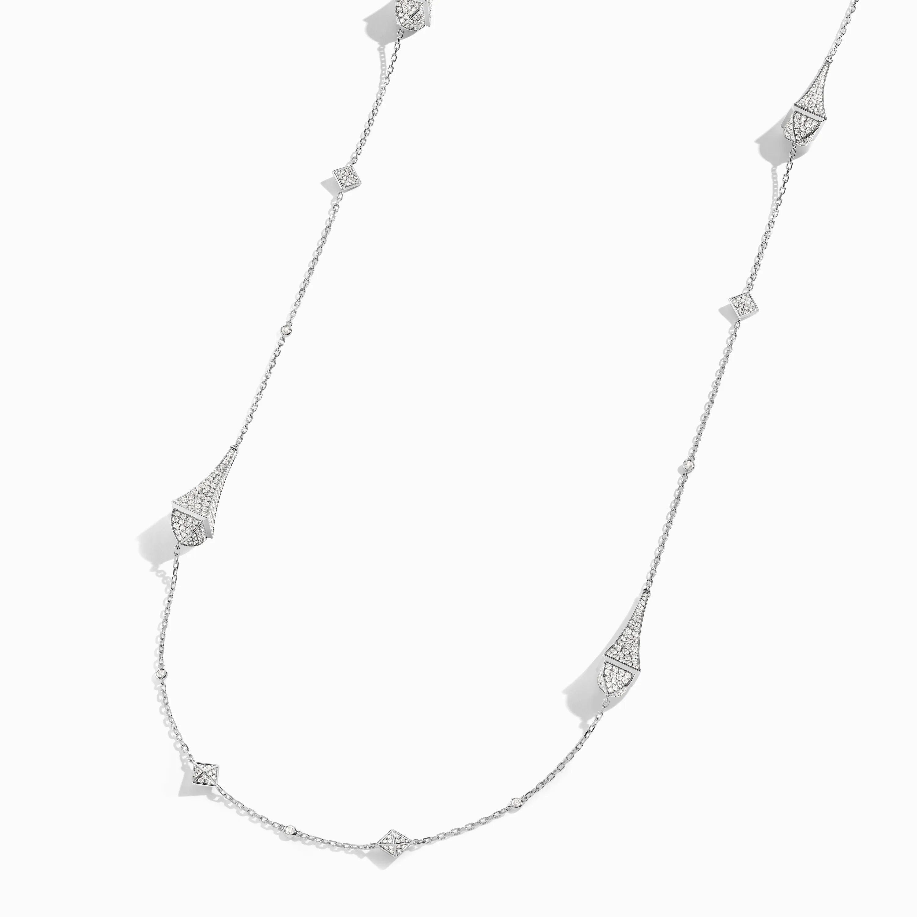 Cleo Long Chain Statement Necklace