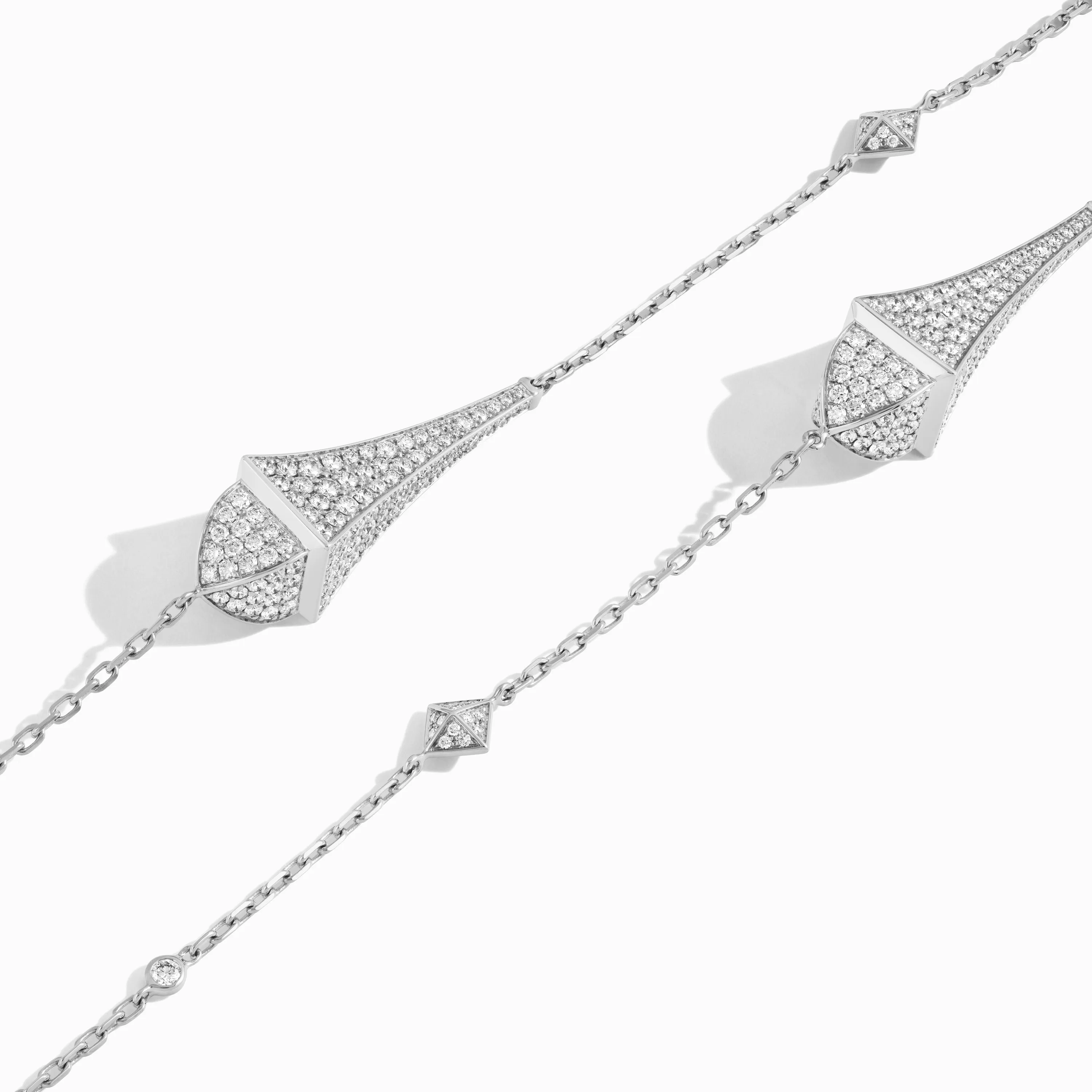Cleo Long Chain Statement Necklace