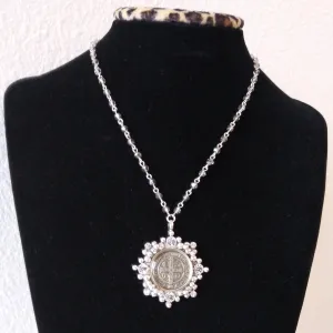 Cloister Crystal Choker, silver (CK:CC-bs-b745-a1)