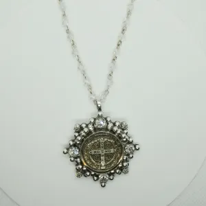 Cloister Crystal Choker, silver (CK:CC-bs-b893-a1)