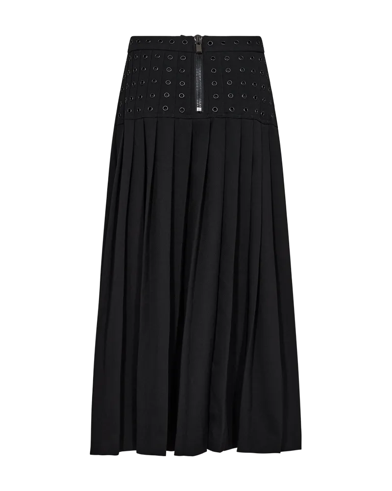 CMTAILOR - PLEATED SKIRT IN BLACK