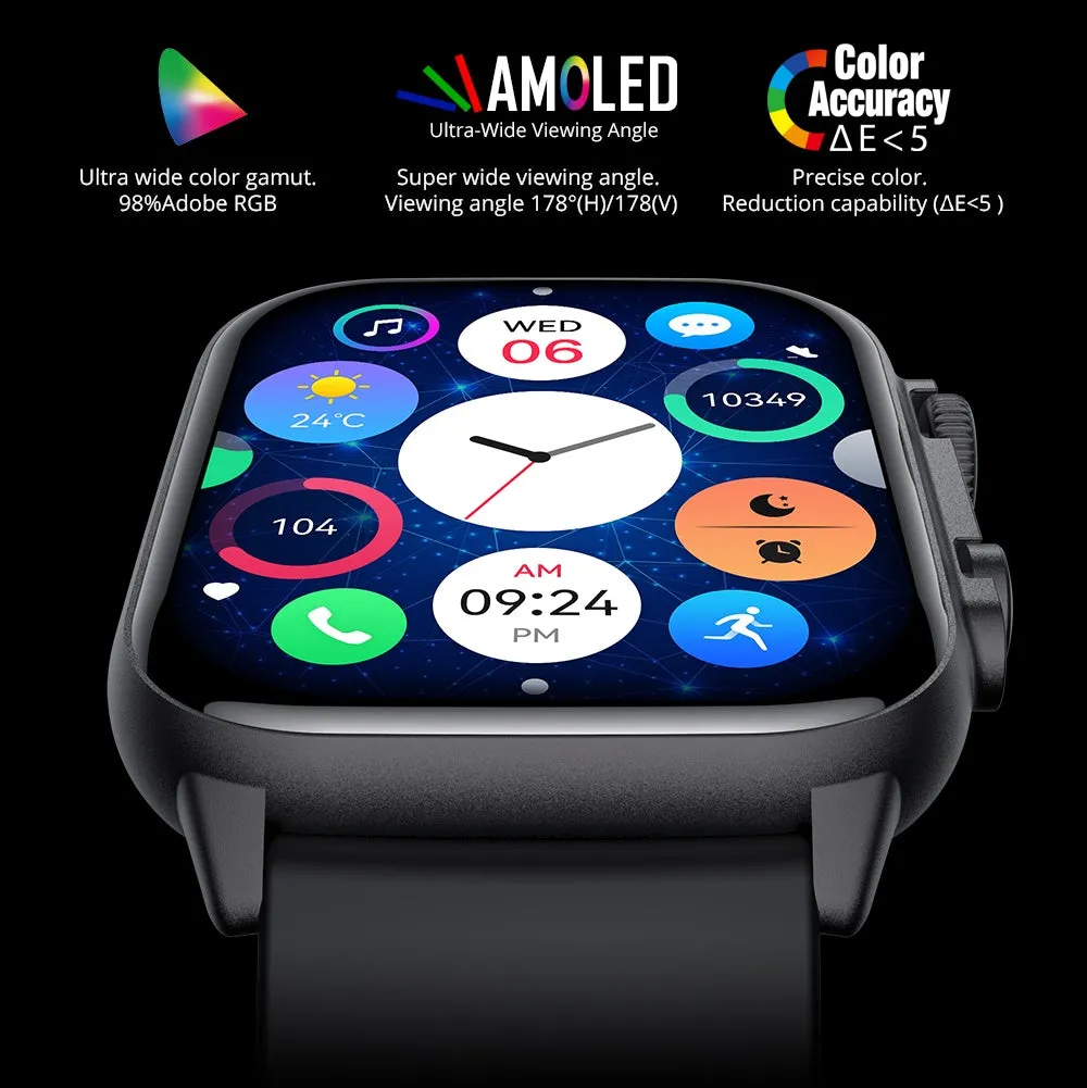 COLMI C81 Smartwatch 2.0″ AMOLED Screen Bluetooth Calling 100  Sport Mode Smart Watch