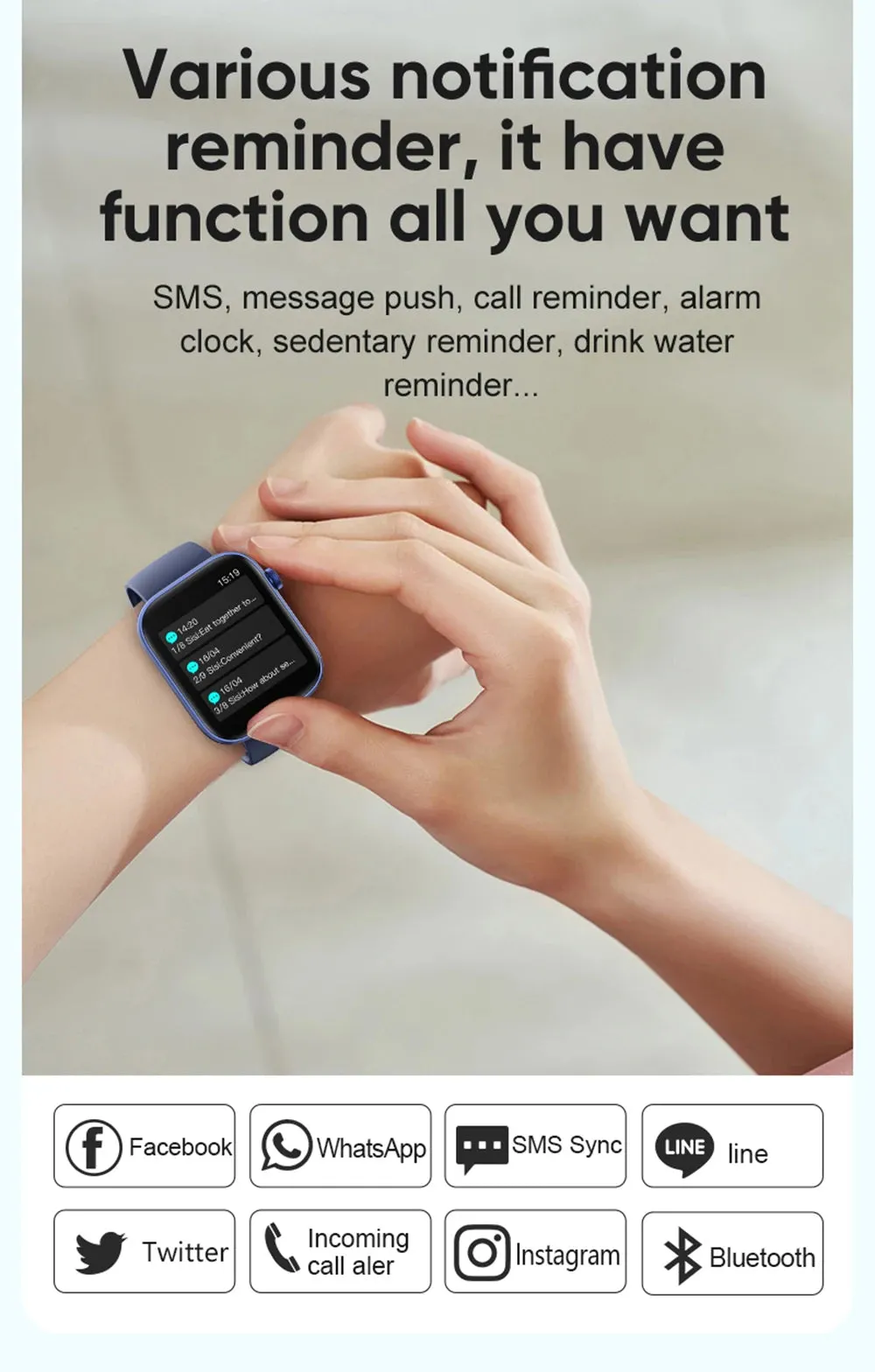 COLMI P71 1.90" TFT Display Smart Fitness Watch