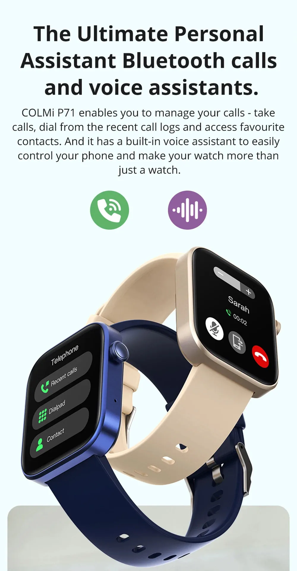 COLMI P71 1.90" TFT Display Smart Fitness Watch