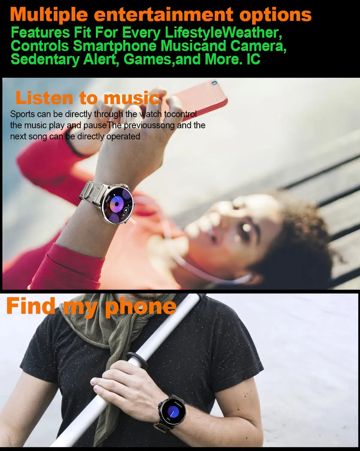 COLMI V69 1.85" Ultra HD Smart Fitness Watch
