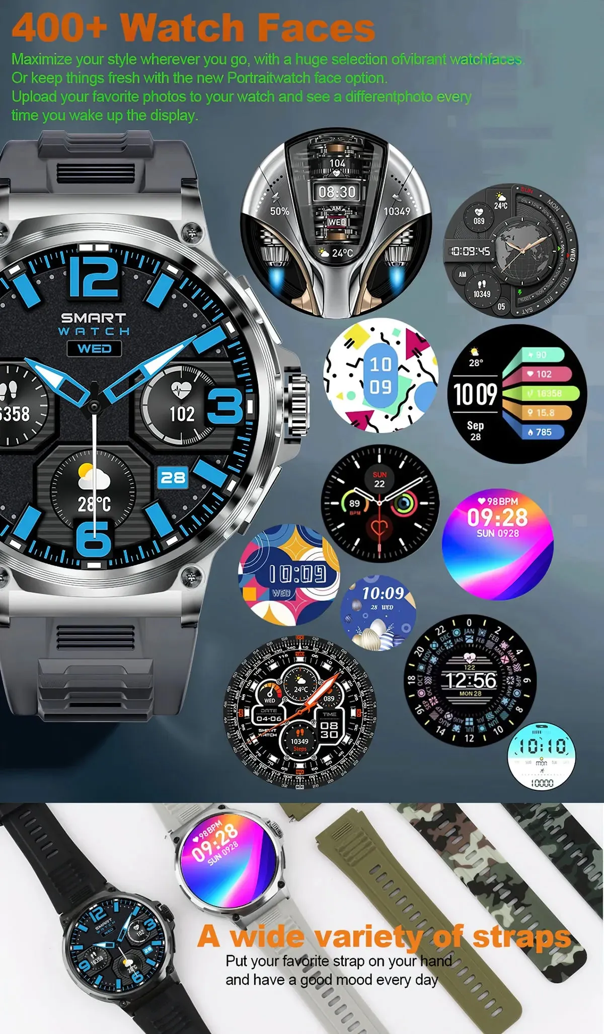 COLMI V69 1.85" Ultra HD Smart Fitness Watch