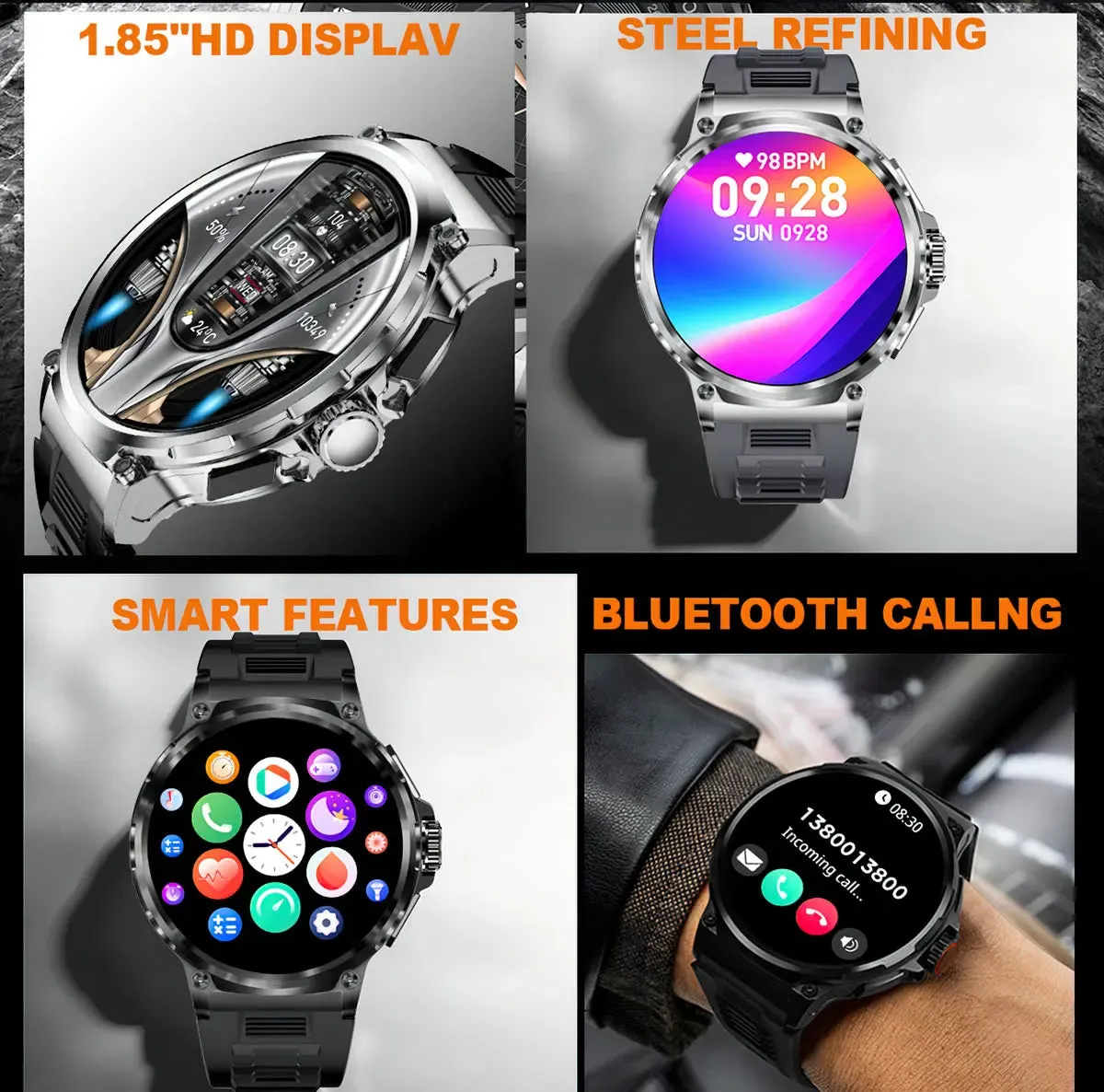 COLMI V69 1.85" Ultra HD Smart Fitness Watch