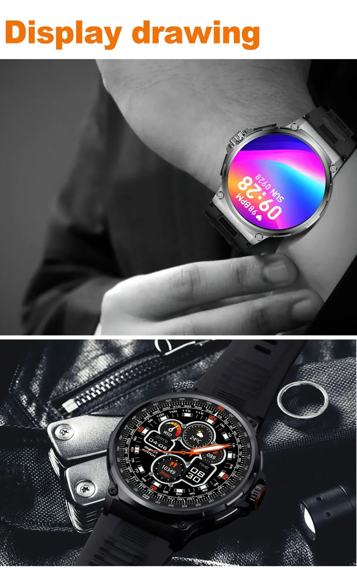 COLMI V69 1.85" Ultra HD Smart Fitness Watch