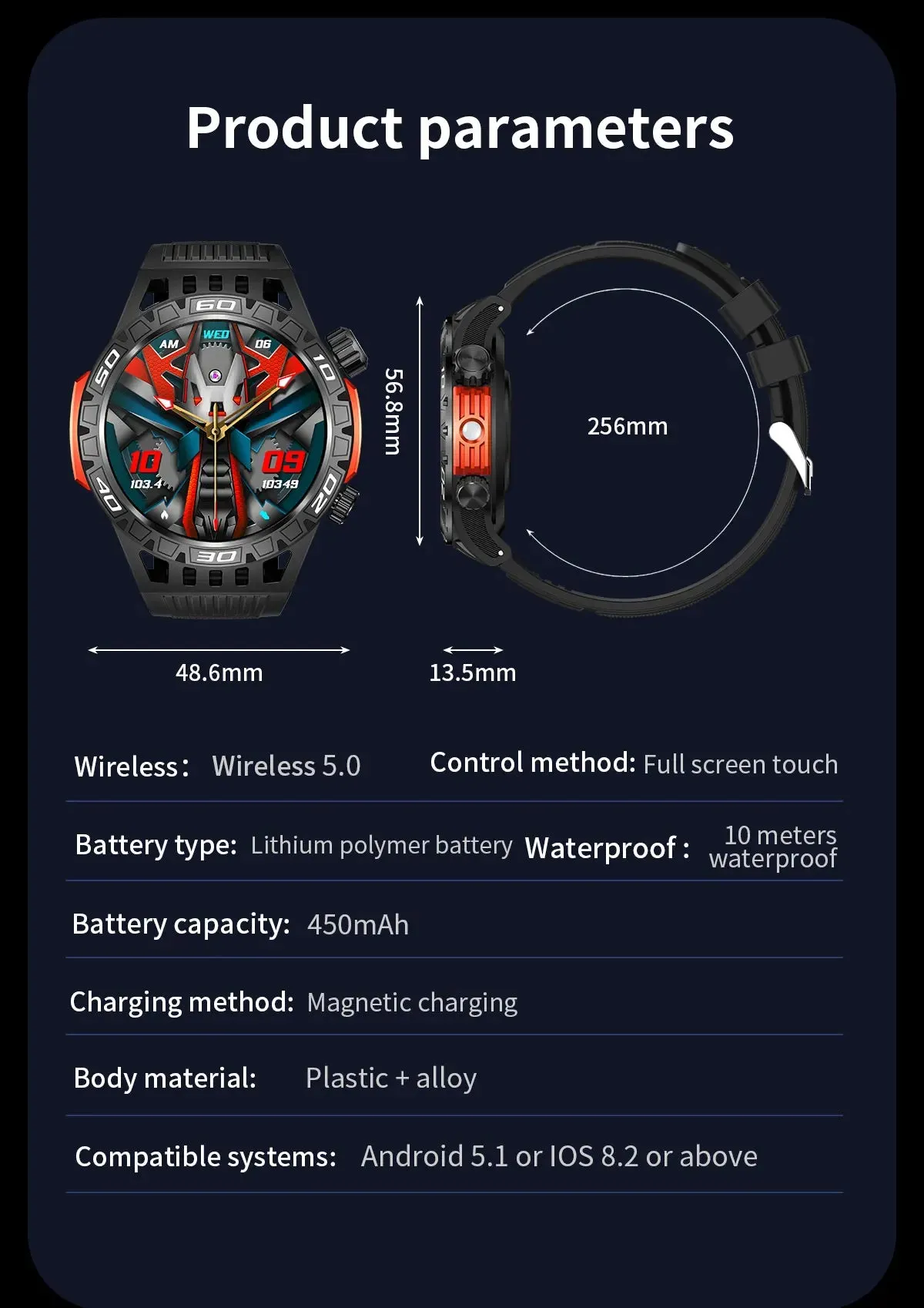 COLMI V71 1.46" HD Display Smart Fitness Watch