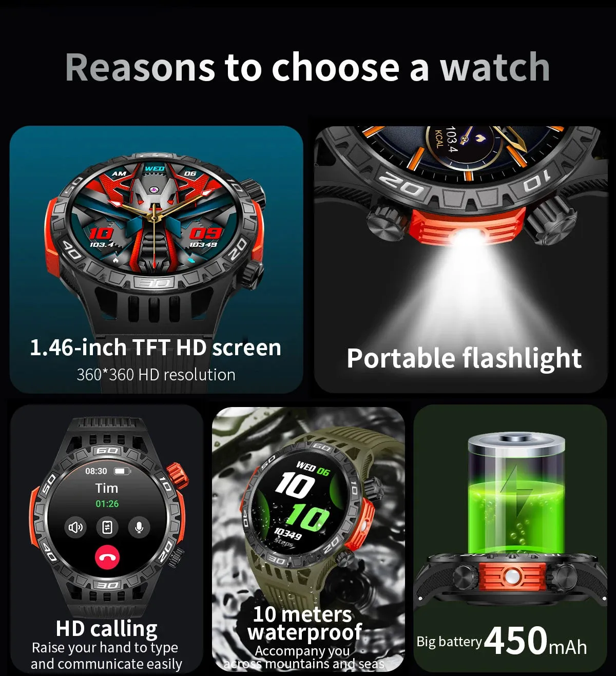 COLMI V71 1.46" HD Display Smart Fitness Watch