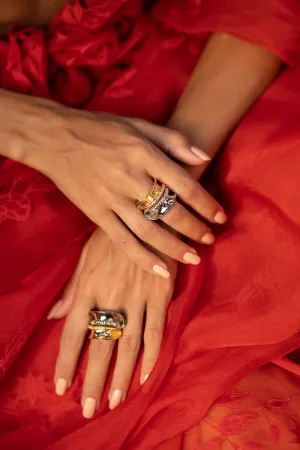 Coral Curve Ring