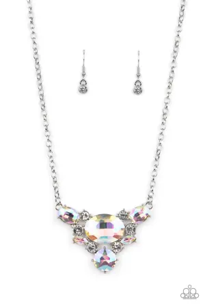 Cosmic Coronation Multi Paparazzi Necklace