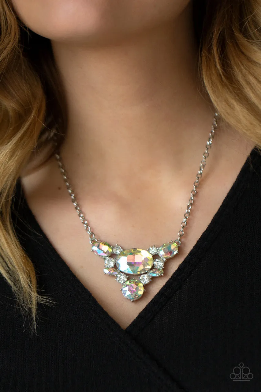 Cosmic Coronation Multi Paparazzi Necklace
