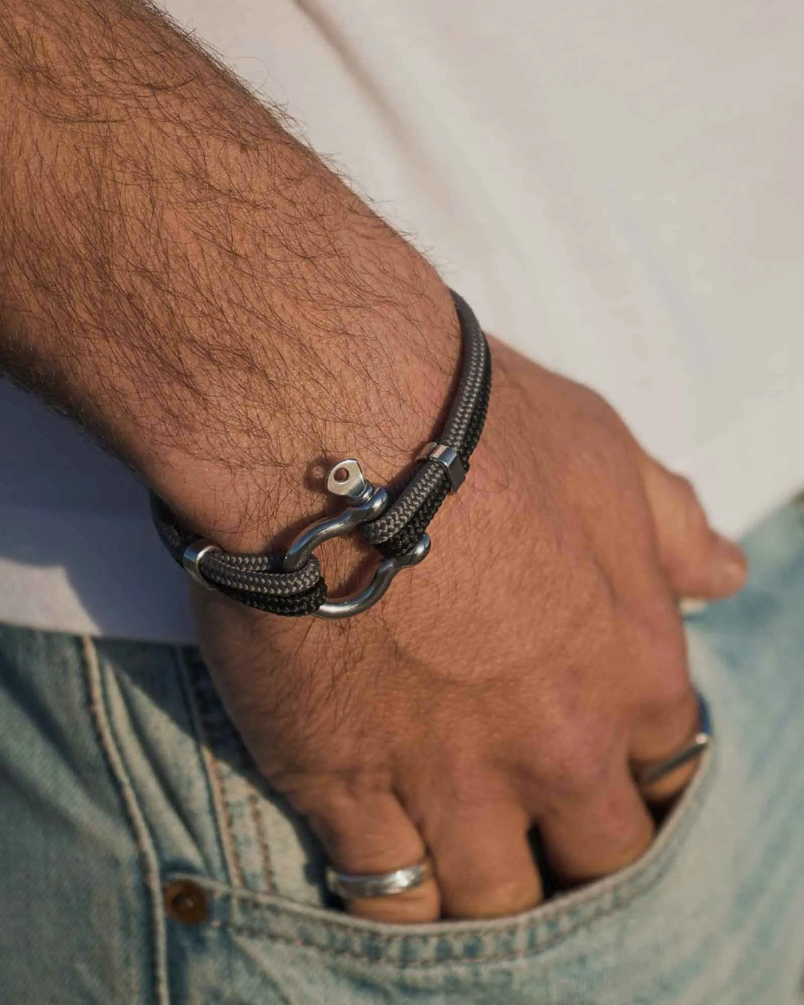 Costa Nova Bracelet in Black and Grey