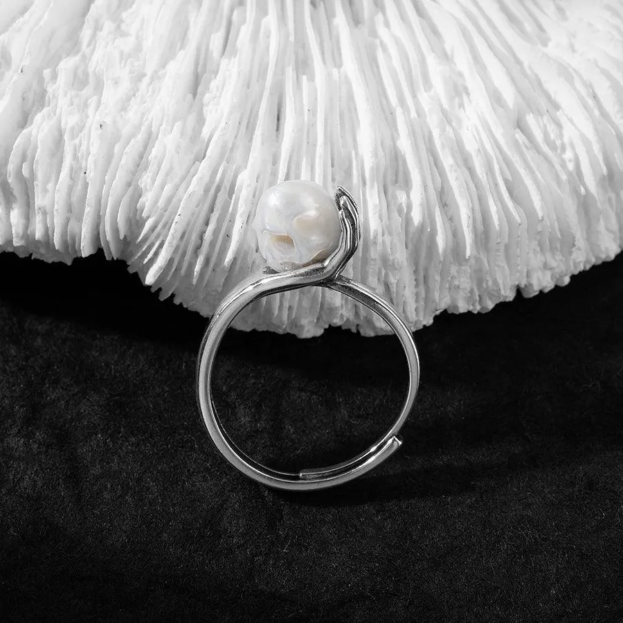 Cranium Pearl In Hand Ring