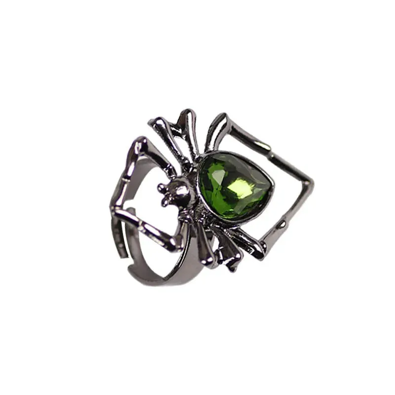 Creative Black Spider Retro Animal Ring – Punk Style
