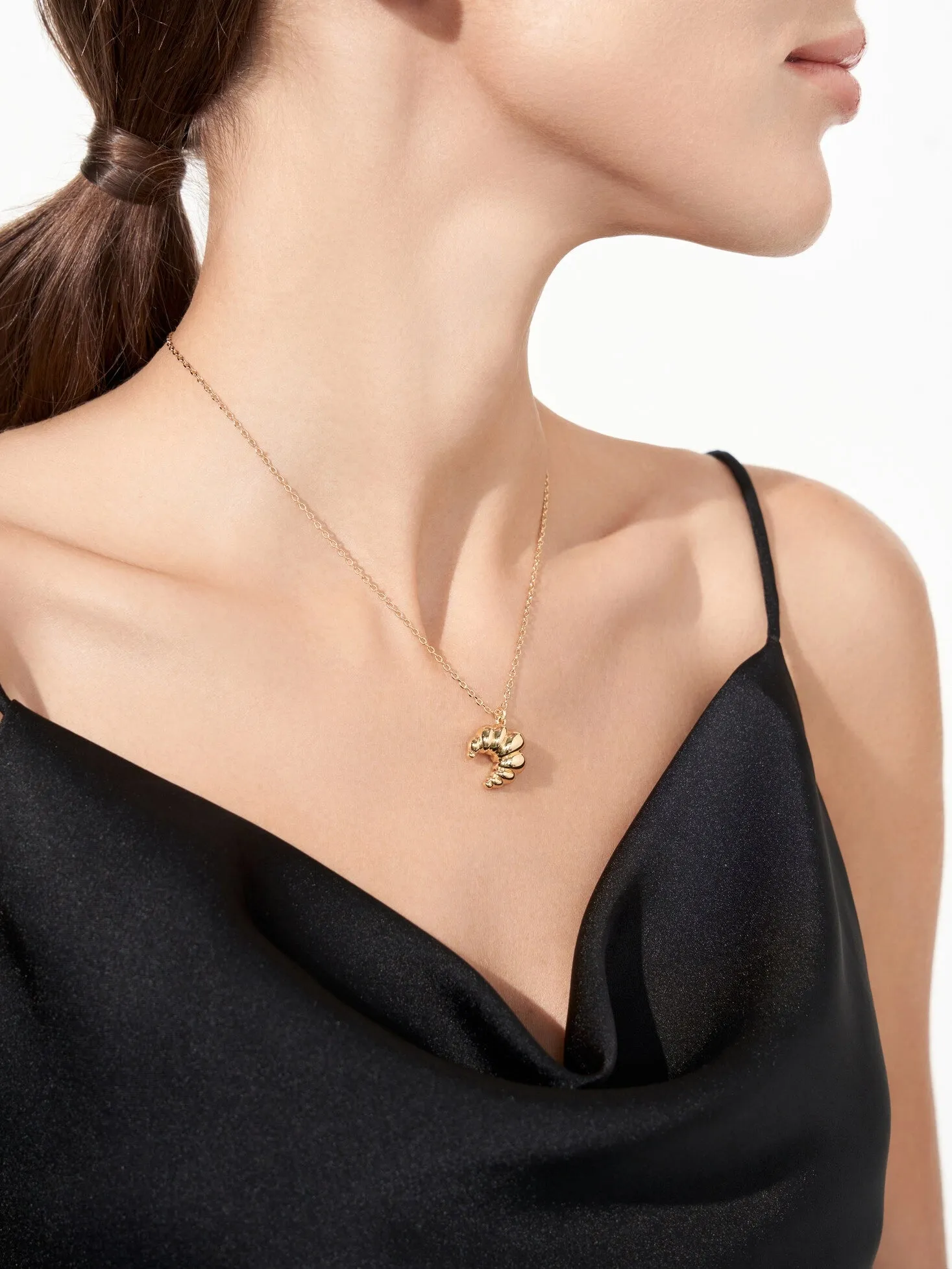 Croissant Dome Necklace