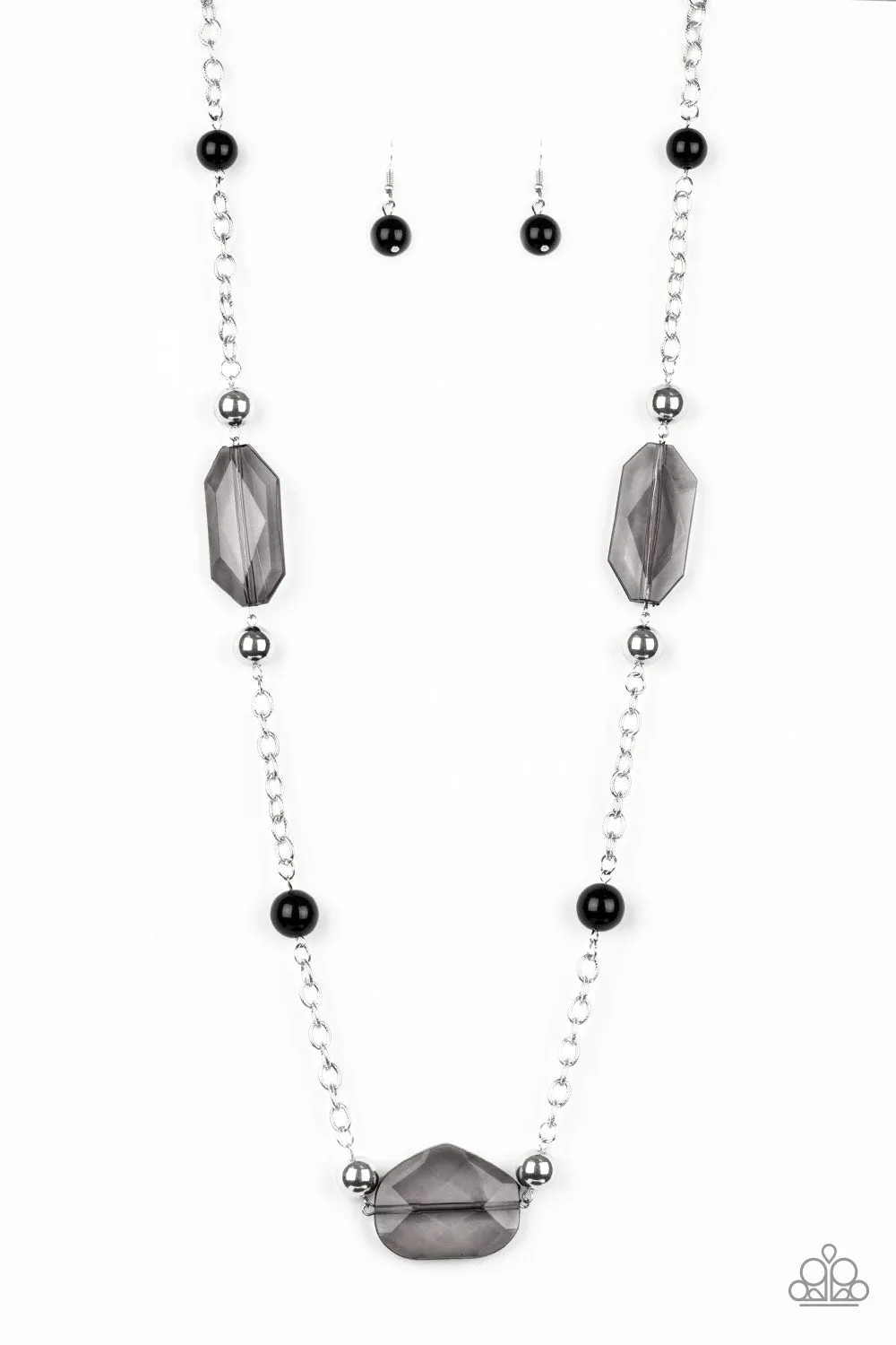 Crystal Charm - Black