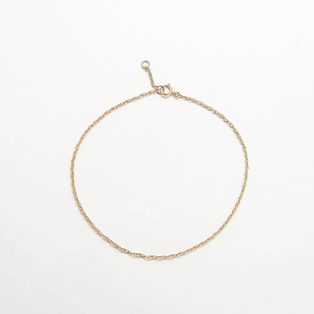 Dainty Rope Chain Anklet