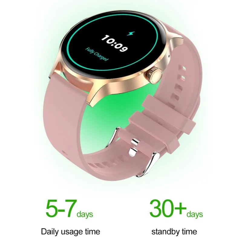 DaTeoy H30 Smart Watch, 1.43" AMOLED Display, Fitness Tracker with Bluetooth Call, Voice Control, NFC, IP68 Waterproof, Sleep & Heart Rate Monitor, 7-Day Battery Life, Compatible with Android and iOS