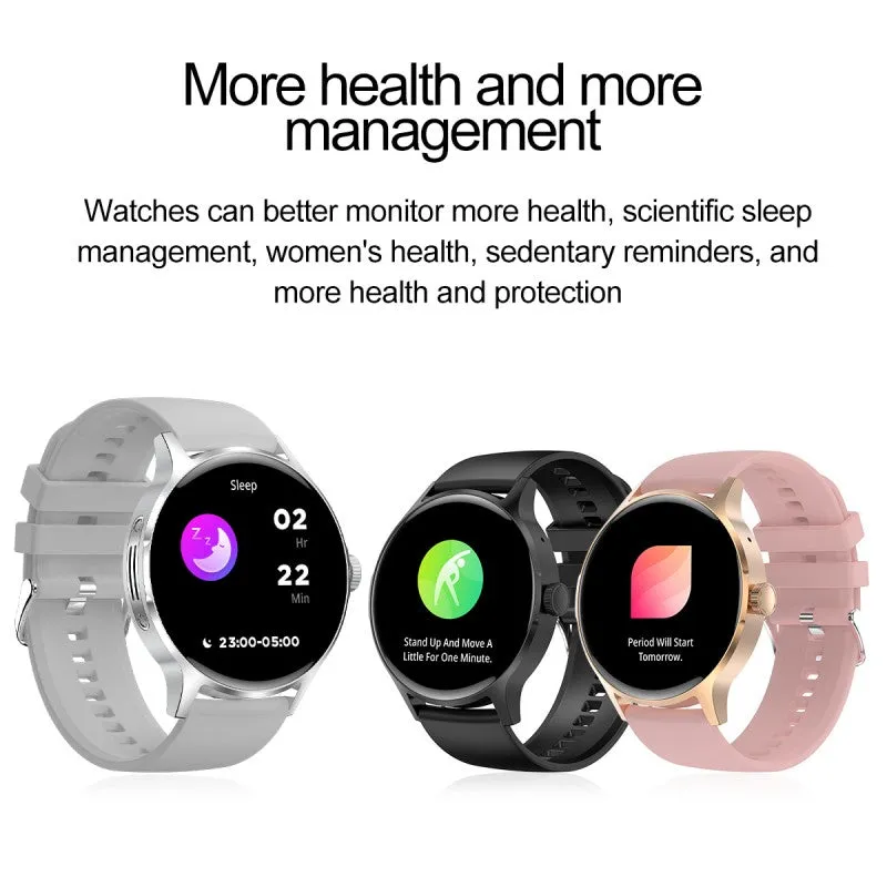DaTeoy H30 Smart Watch, 1.43" AMOLED Display, Fitness Tracker with Bluetooth Call, Voice Control, NFC, IP68 Waterproof, Sleep & Heart Rate Monitor, 7-Day Battery Life, Compatible with Android and iOS