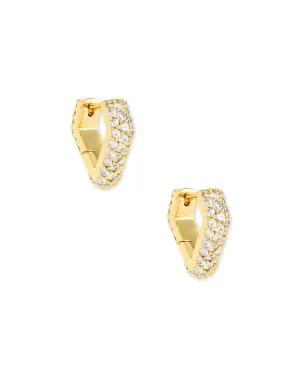Demi Huggie Earrings In Gold