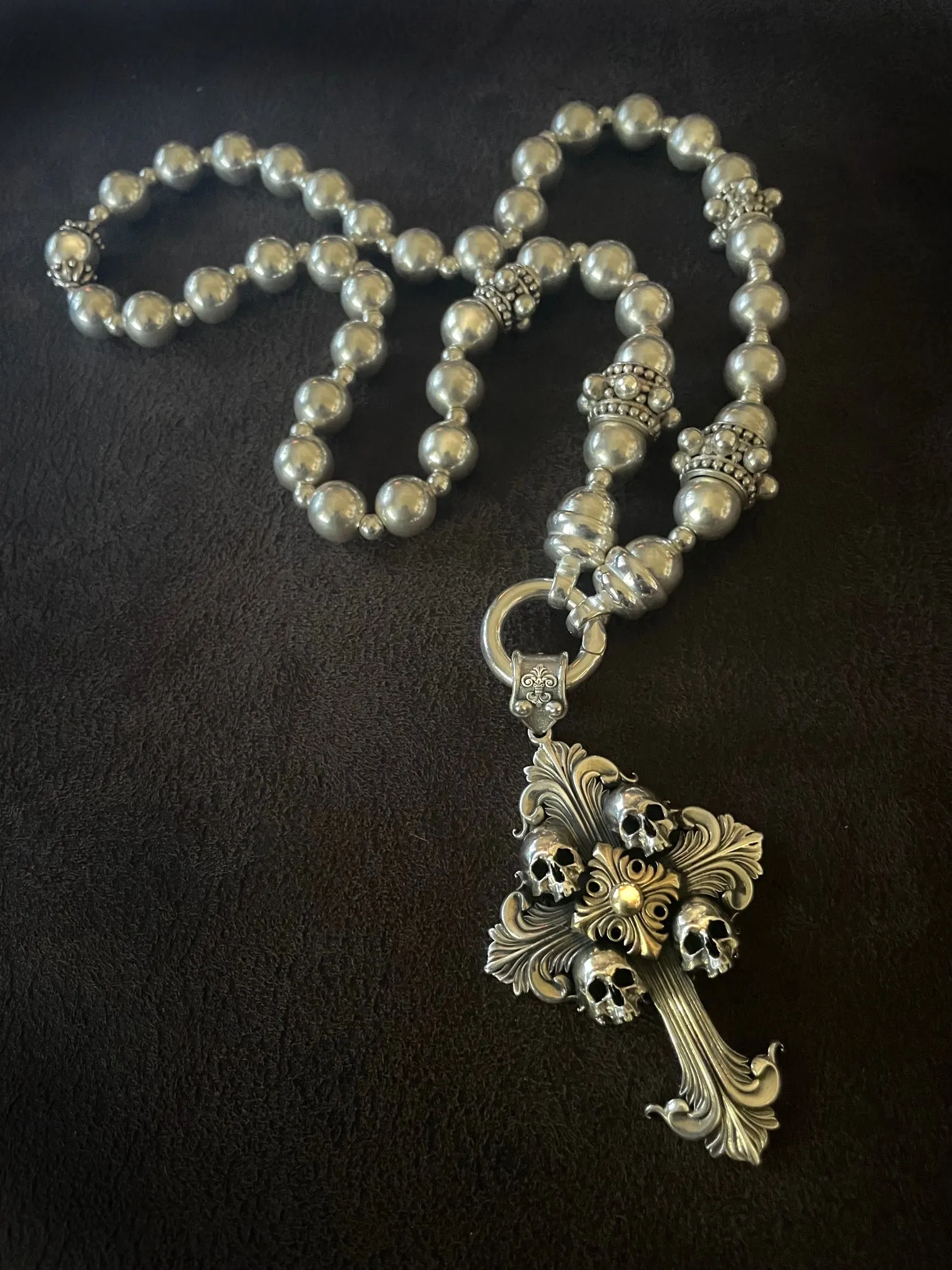 Deus Vult Templar Cross Necklace