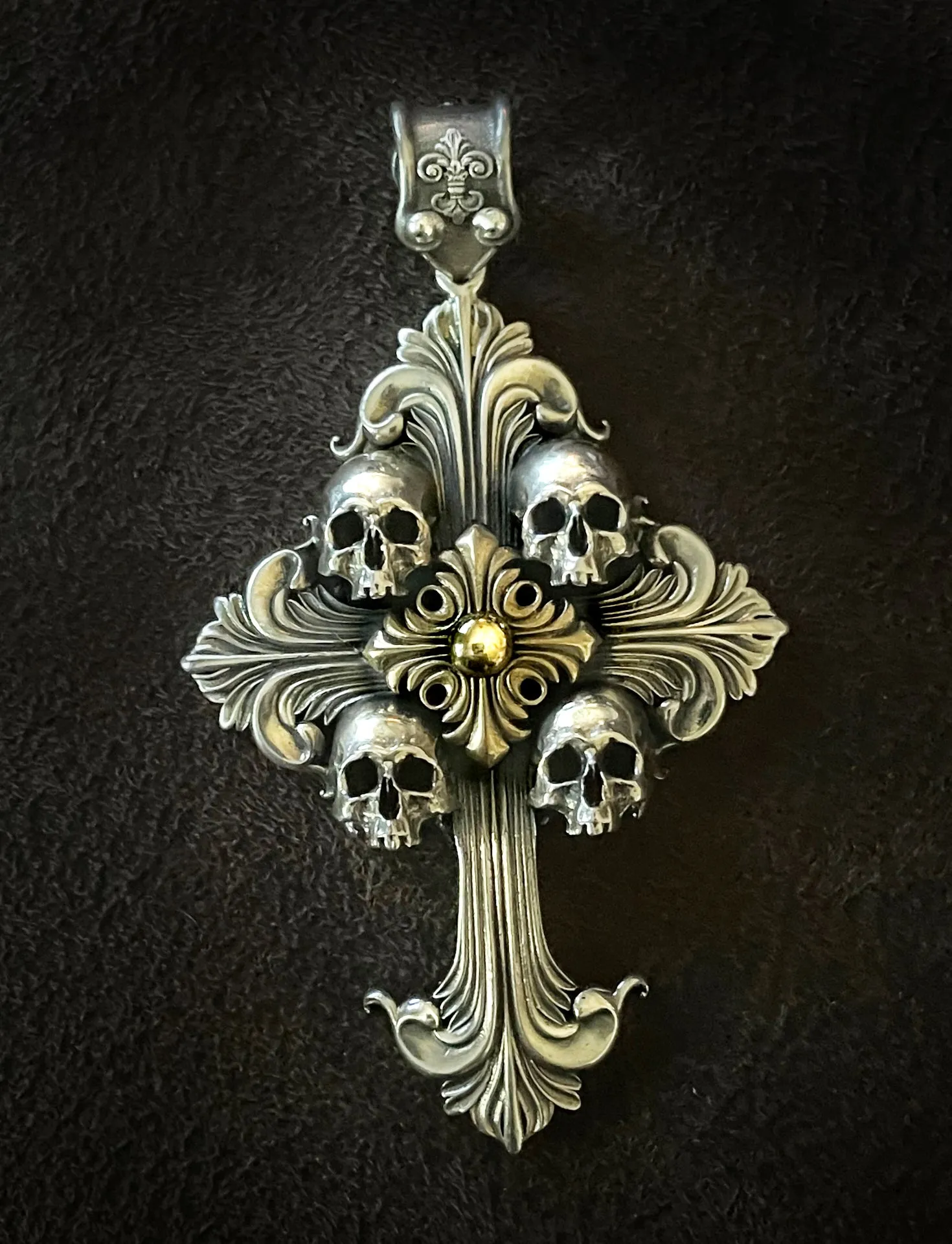 Deus Vult Templar Cross Necklace