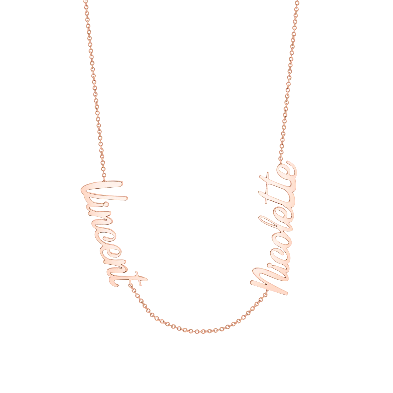 Deux Name Necklace