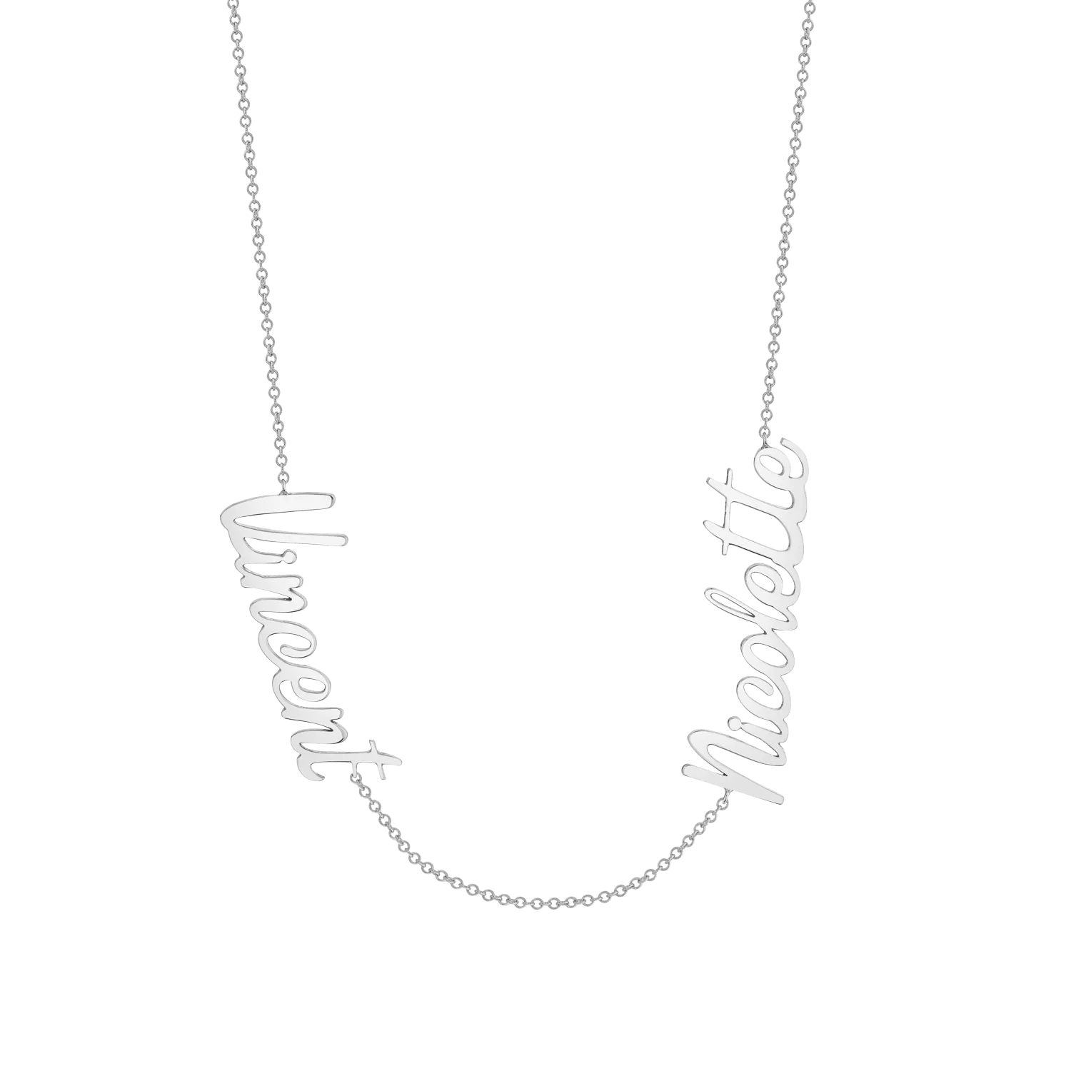 Deux Name Necklace