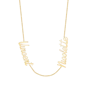 Deux Name Necklace