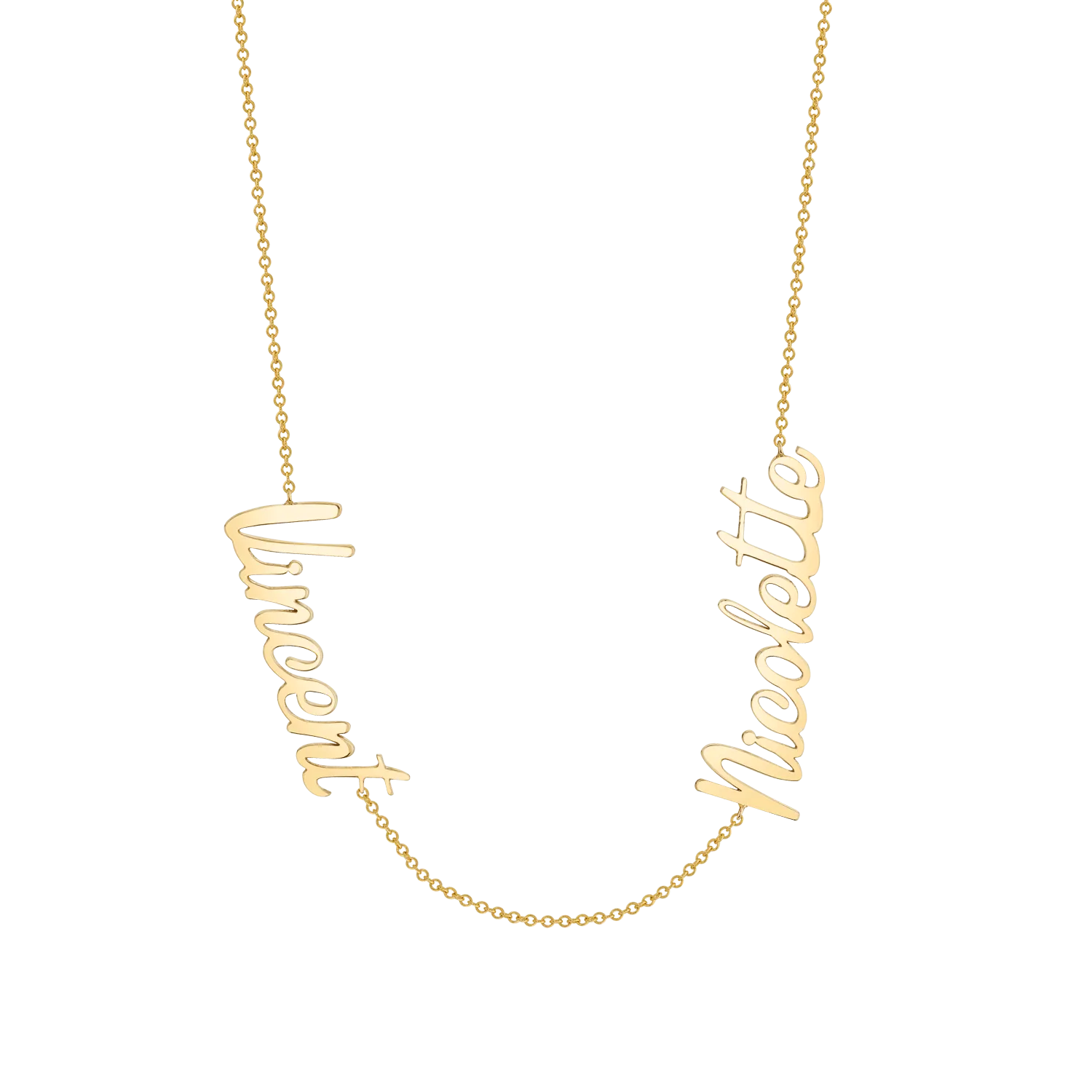 Deux Name Necklace