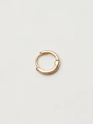 Diamond Hinge Mini Hoop (Single)