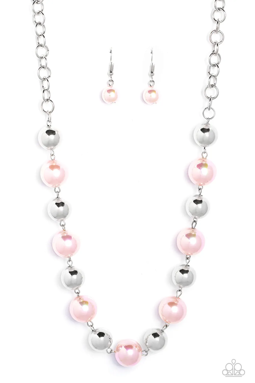 Dreamscape Escape - Pink Pearl Necklace
