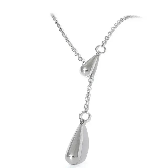 Drop Cast Pendant Necklace