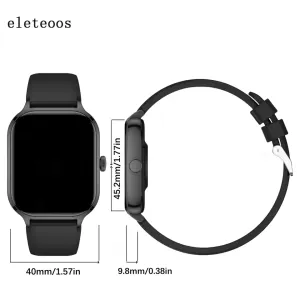 eleteoos Smart watch wireless calling/dial multi-Sport mode information reminder Various APP Reminders