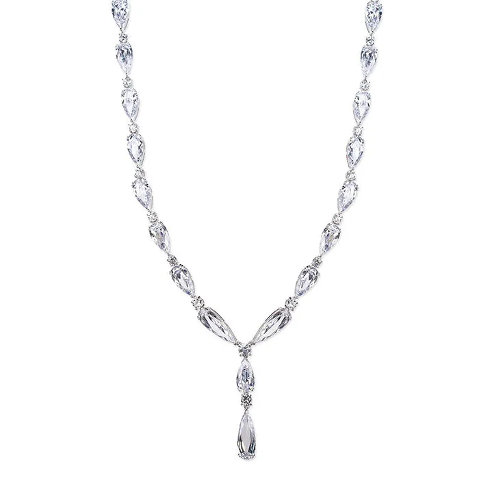 Elongated Pear Drop Necklace
