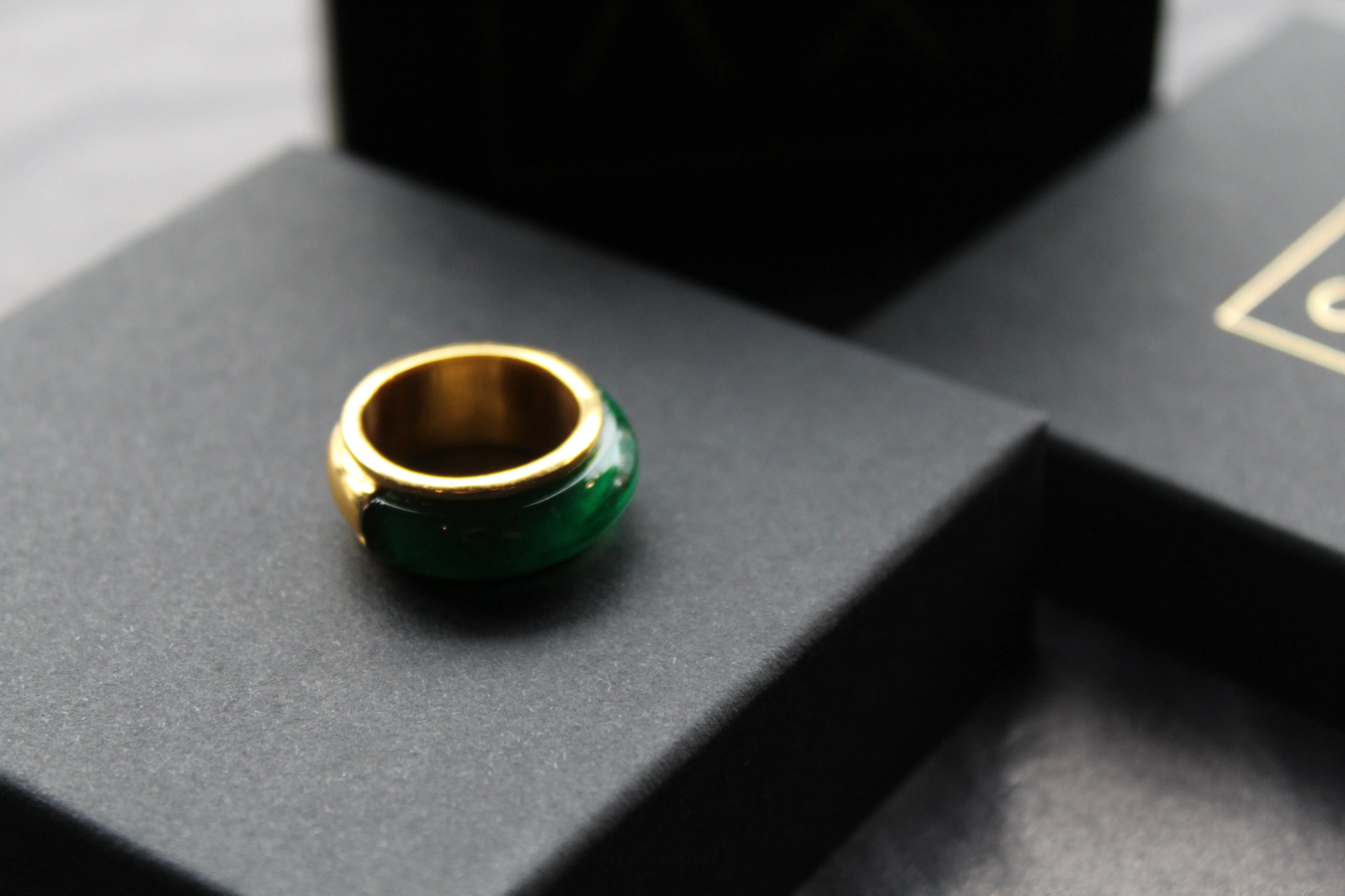 Emerald Green Cocktail Ring