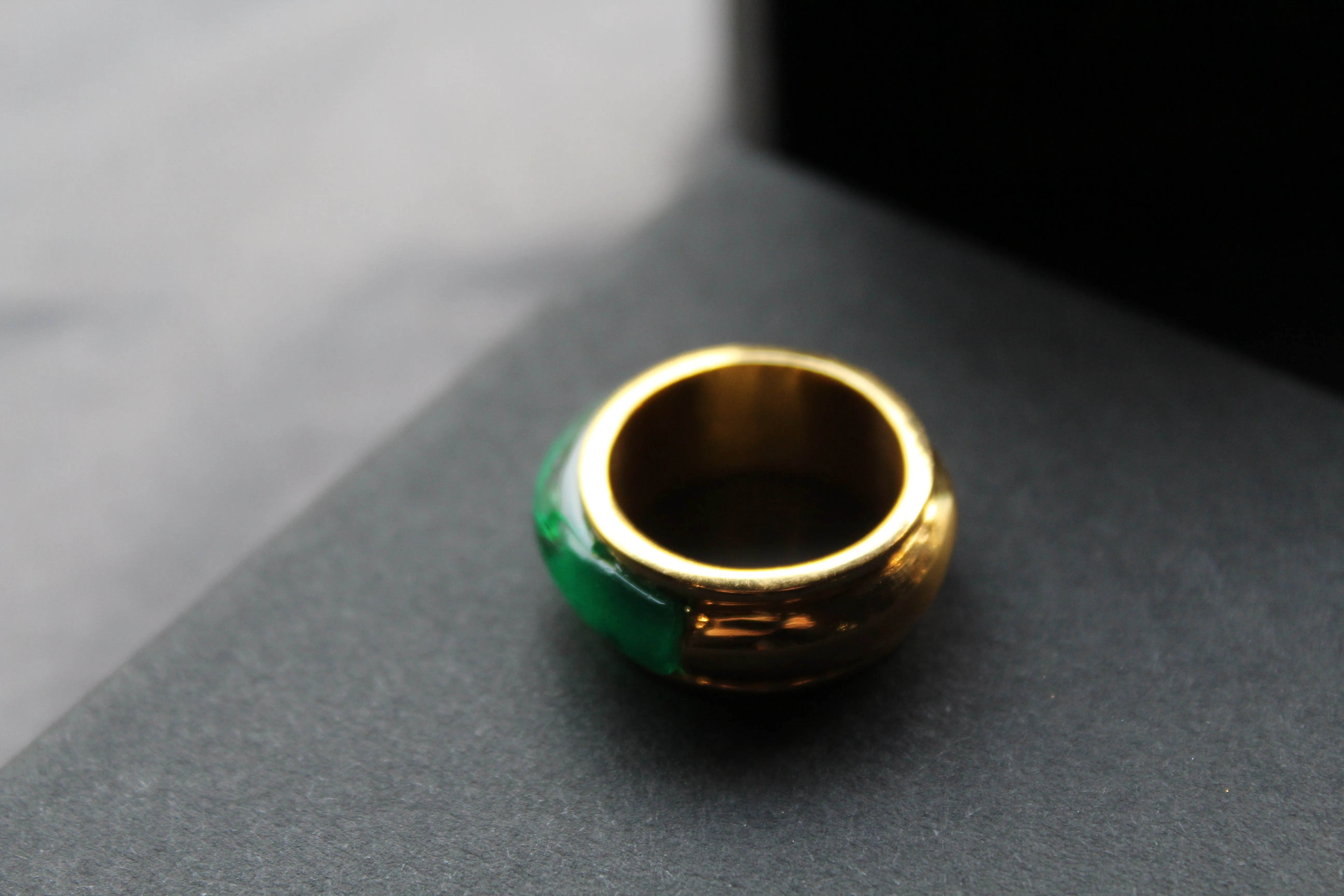 Emerald Green Cocktail Ring